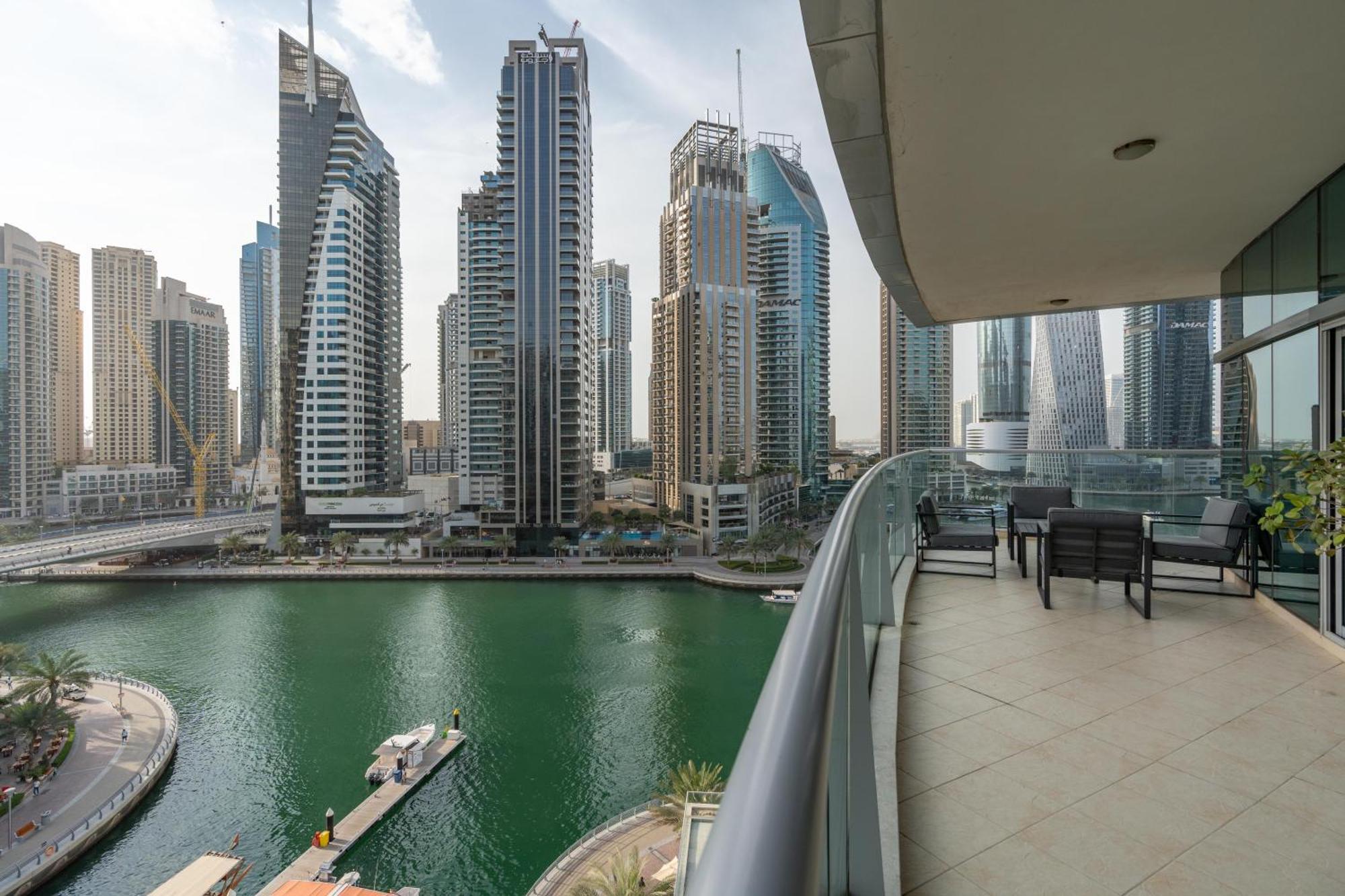 Vacay Lettings - Full Marina View 3 Bedroom Plus Maid Room ดูไบ ภายนอก รูปภาพ