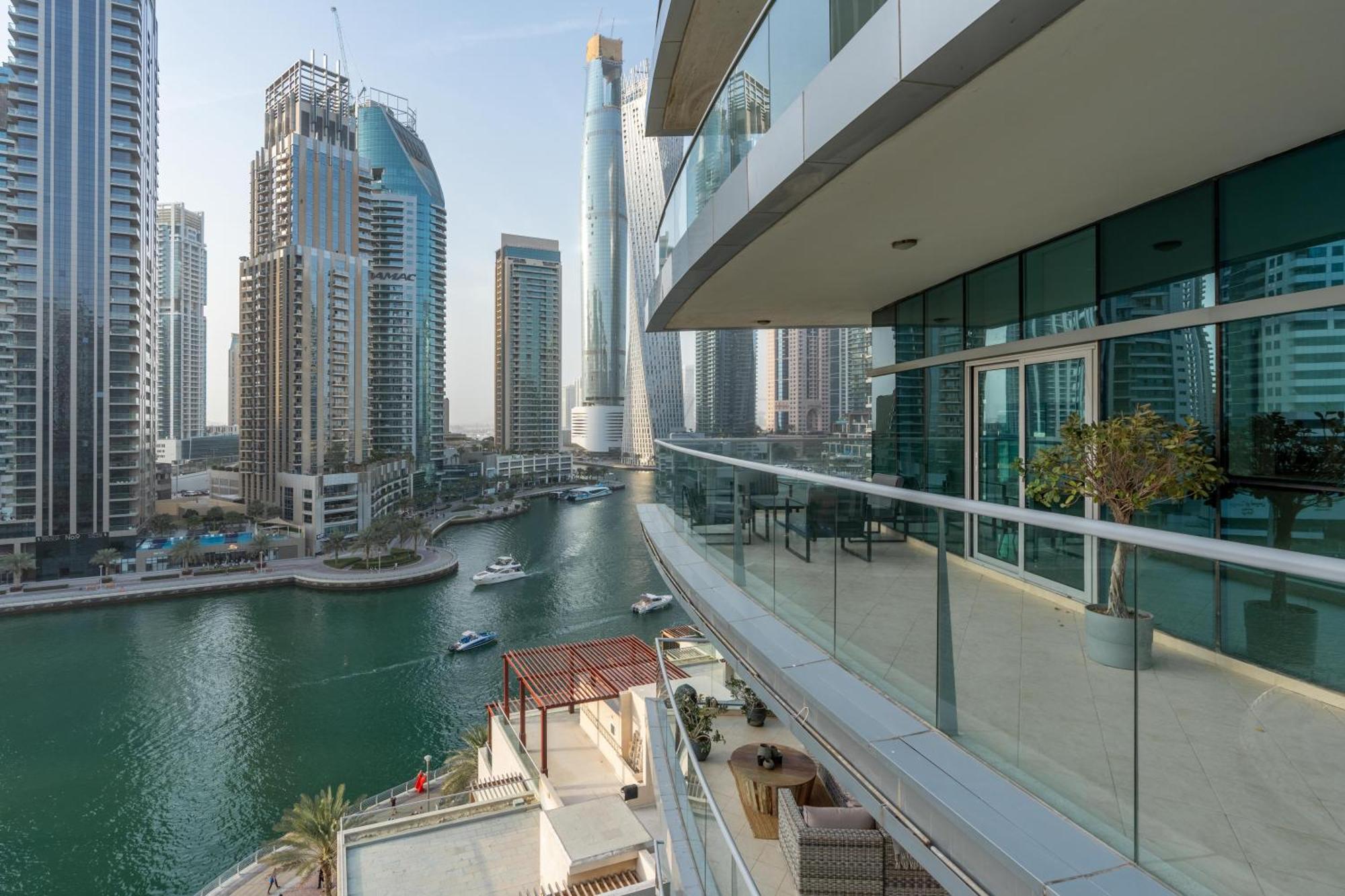 Vacay Lettings - Full Marina View 3 Bedroom Plus Maid Room ดูไบ ภายนอก รูปภาพ