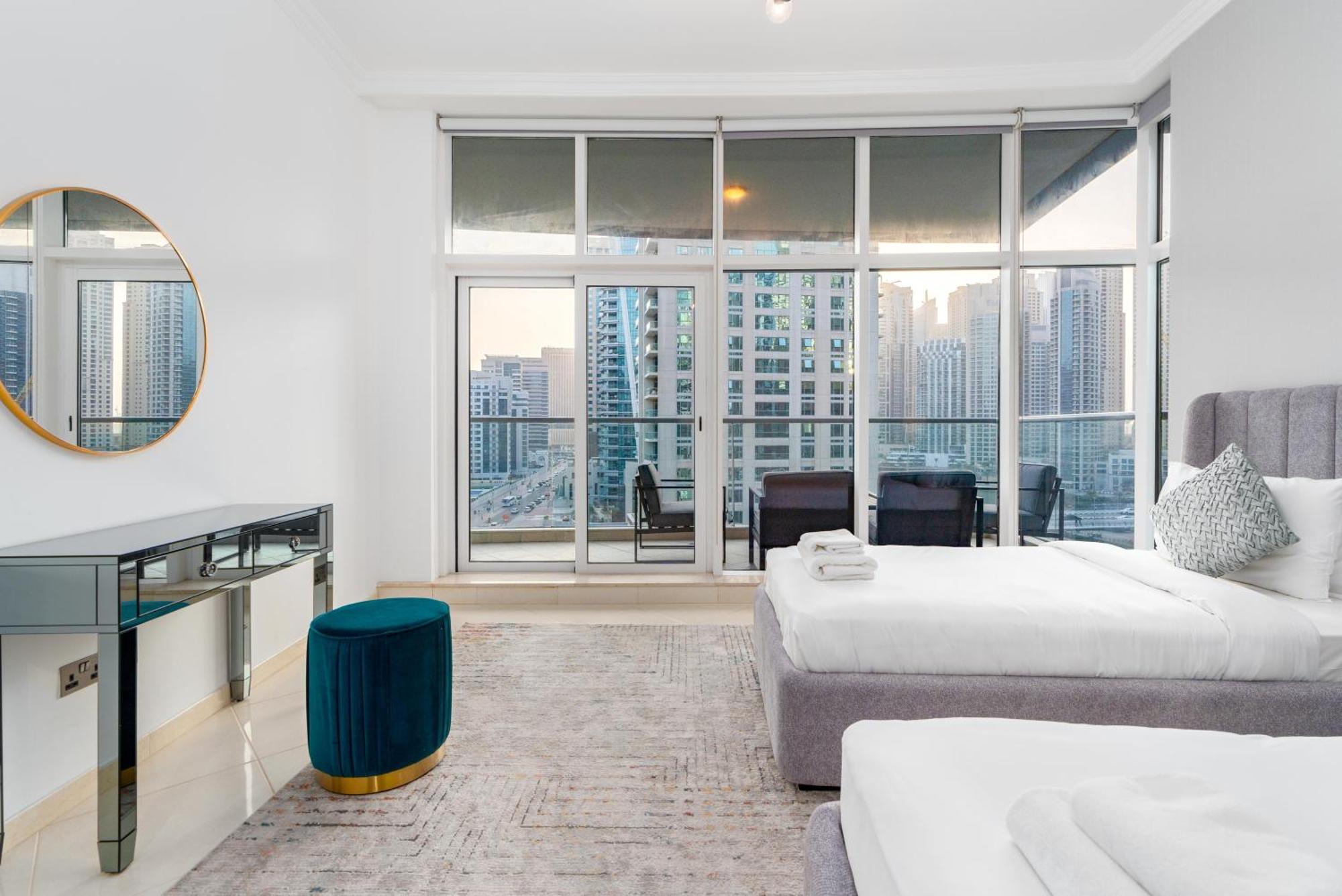 Vacay Lettings - Full Marina View 3 Bedroom Plus Maid Room ดูไบ ภายนอก รูปภาพ